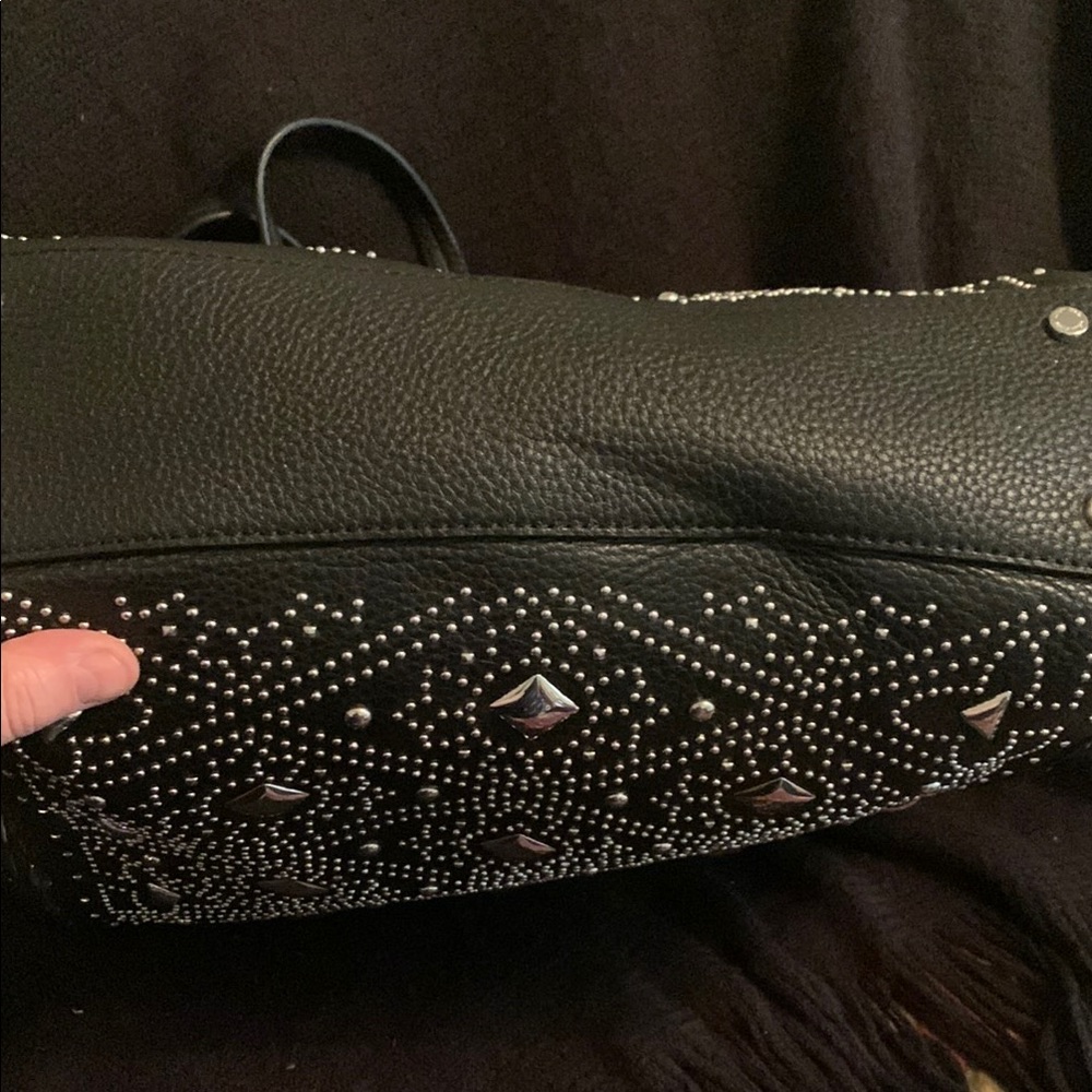 Calvin Klein Black and Silver Geometric Tote - Picture 9 of 13
